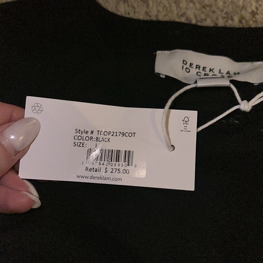 NWT Derek Lam 10 Crosby black jacket - Picture 4 of 6